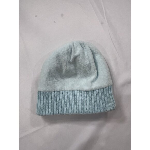 Under Armour Cable Knit with Fleece Lining Blue Women’s Beanie - Picture 3 of 5